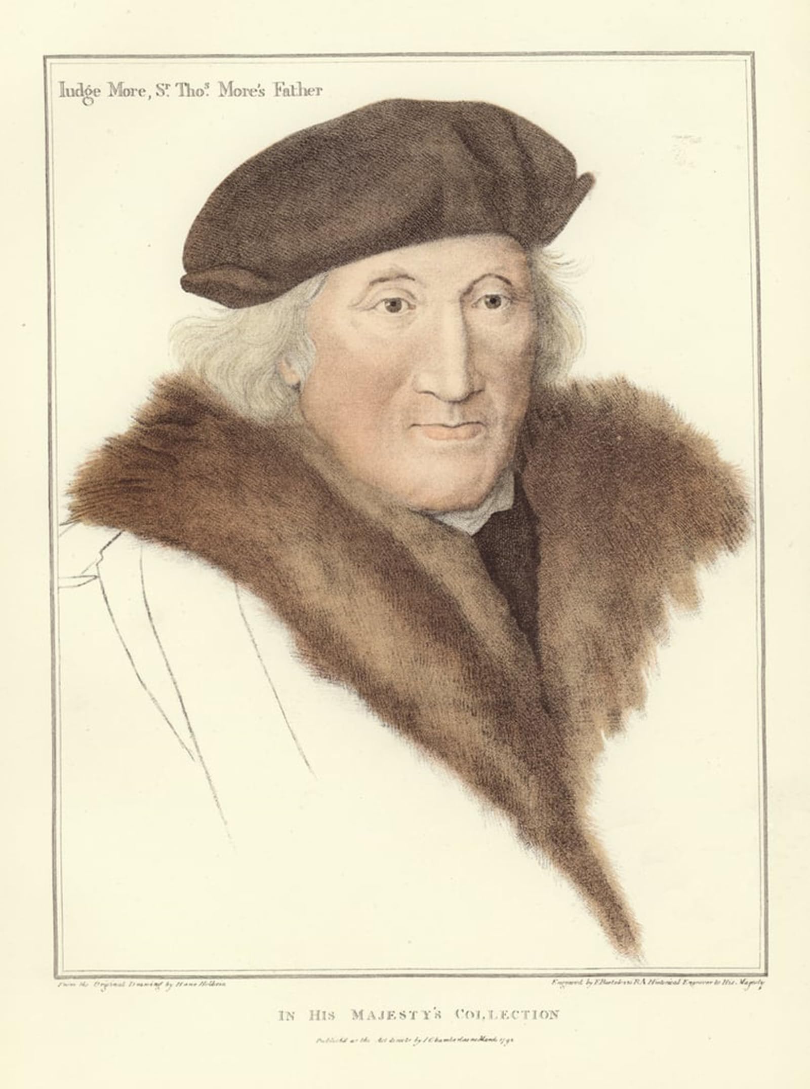 Posteriik No Frame Famous Modern Artwork Art Mural Sir John More Father Of Sir More By Hans Holbein Der Jüngere Oil Paintings Pictures For Home Decor 60X90cm
