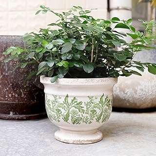 14 Vintage Bedroom Ideas for Timeless Character and Charm 125 Vintage Ceramic Planter Pot with Drainage, 6.8 Inch Large Crackle Glaze ...