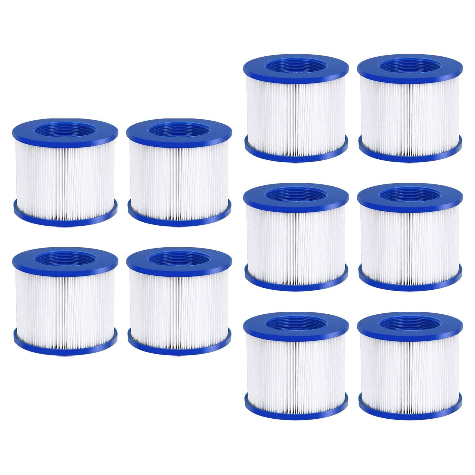 Cartuchos de Filtro Piscinas Y Fresca Filtro de Bañera, 10 Piezas