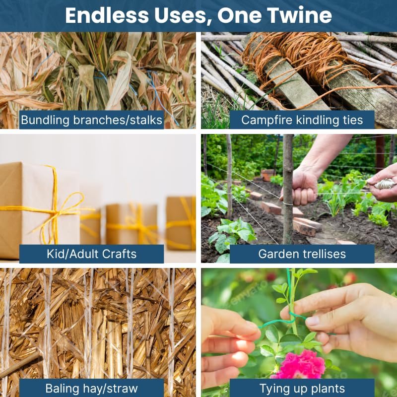 TruGuard 642551 Nylon Mason Line Twine, White, 18 x 525 Ft. - Quantity 12