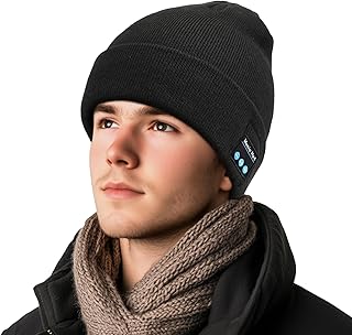 Bluetooth Beanie for Men Women, Beanie with Bluetooth Hea...