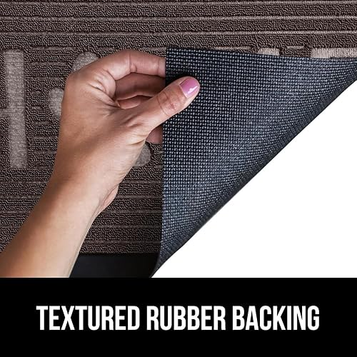 Miniatura 5 de Gorilla Grip WeatherMax - Tapete para todas las estaciones, 23 x 35 pulgadas, goma natural duradera, resistente a manchas y decoloración, perfil