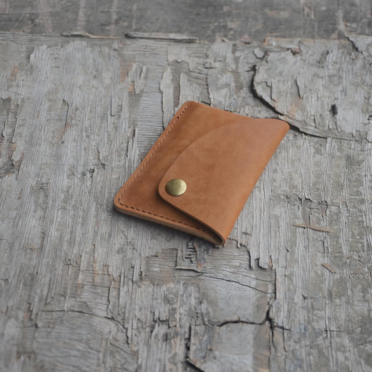 JJNUSA Distressed Retro Leather Card Holder Slim Wallet Card Case Holder for Men & Women Minimalist Wallet Card Holder Gifts