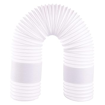 GSM Brands Portable Air Conditioner Exhaust Hose - 5 inch in Diameter Size - 78 inch Long - Universal Flexible Counter Clockwise - Room Air Conditioners