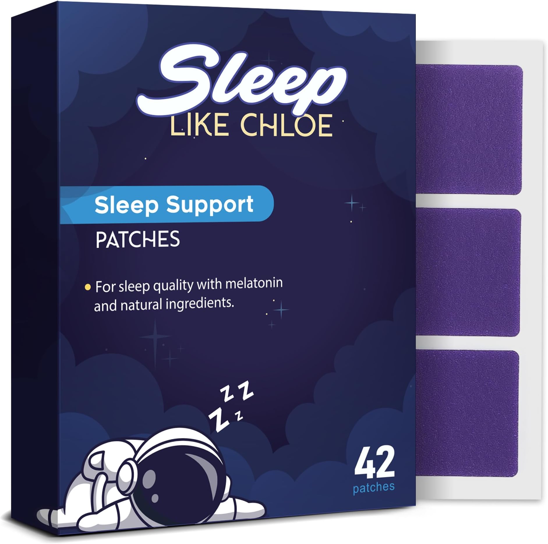 MONIER 60 Sleep Patches for Adults Extra Strength Fast Acting, 100 Natural
