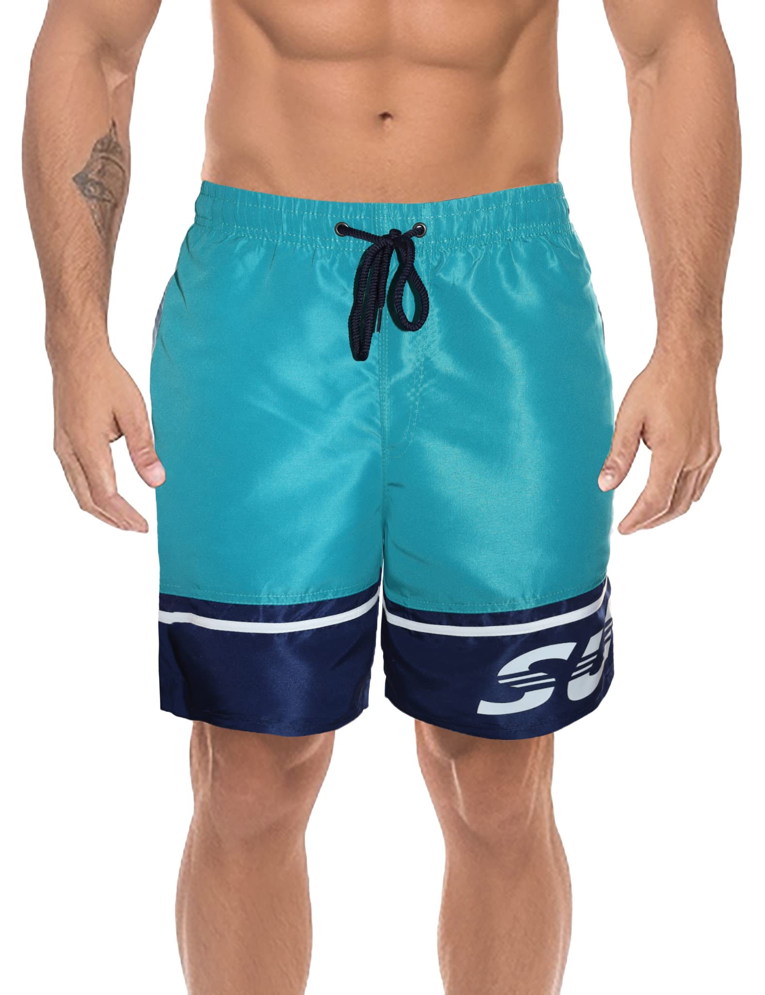MAGIC SELECT Bañador Hombre. Shorts de Baño de Secado rápido, Traje de Baño, Playa.