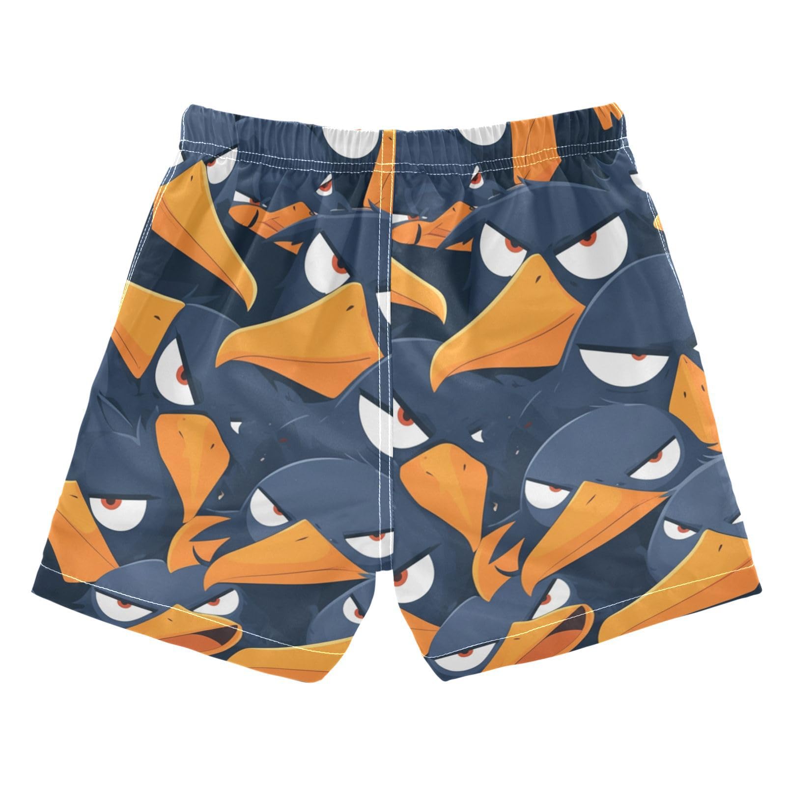 Zathe Cartoon Albatross Black Toddler Swimsuit Youth' Presents Boys Toddler Beach Volleyball Shorts Kids Swimwears Swimming Party M 8Y