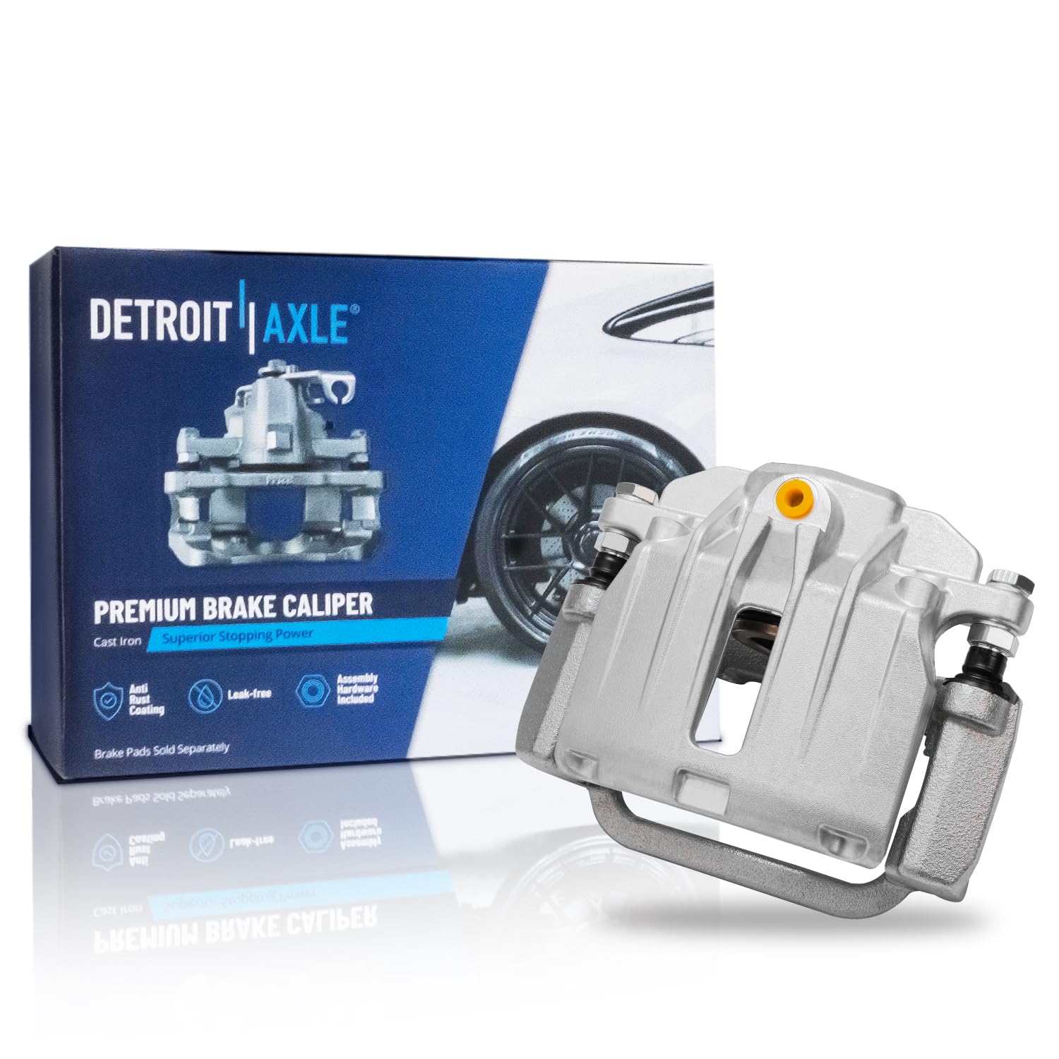 Detroit Axle - Rear Right Brake Caliper for 2003-2006 Chevy Silverado 1500