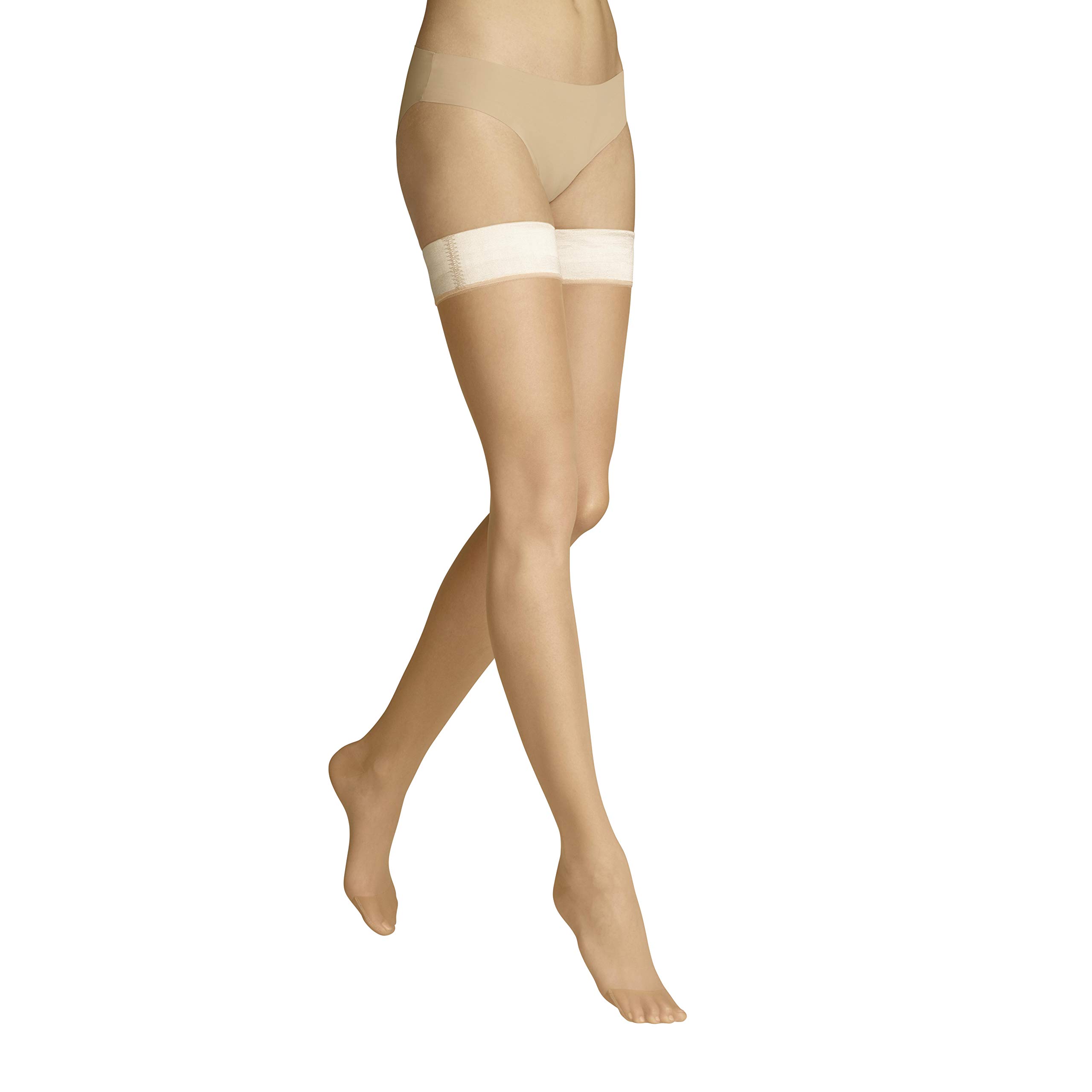 ITEM m6 HALTERLOSE STRÜMPFE FÜR DAMEN 15 DEN – Elegante Kompressionsstrümpfe Damen für den Oberschenkel – Bequeme Kompressionsstrümpfe Oberschenkel