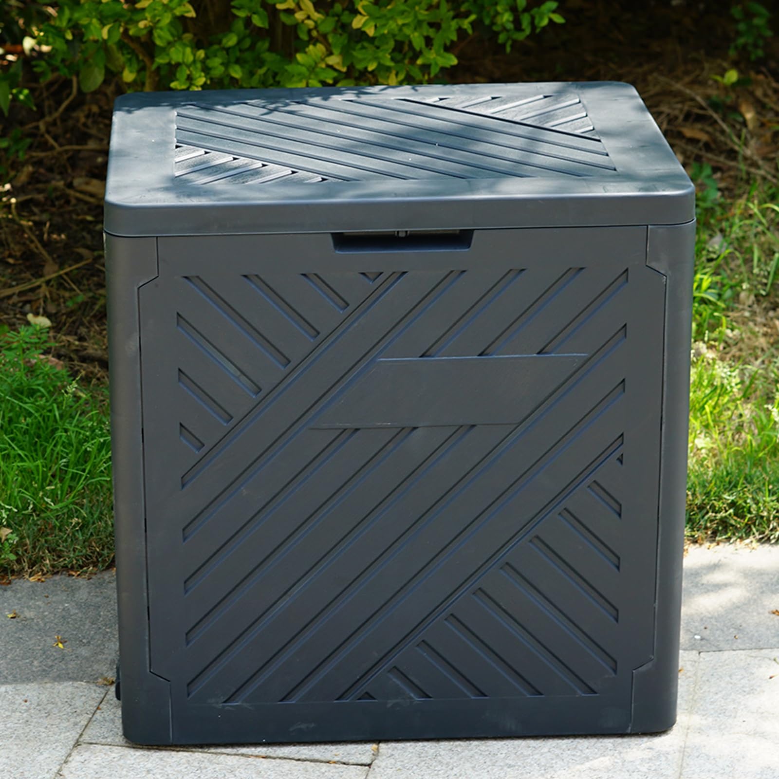 Gr8 Garden Plastic 120L Storage Box Garden Outdoor Shed Deck Utility Cushion Chest Truck from B&Q