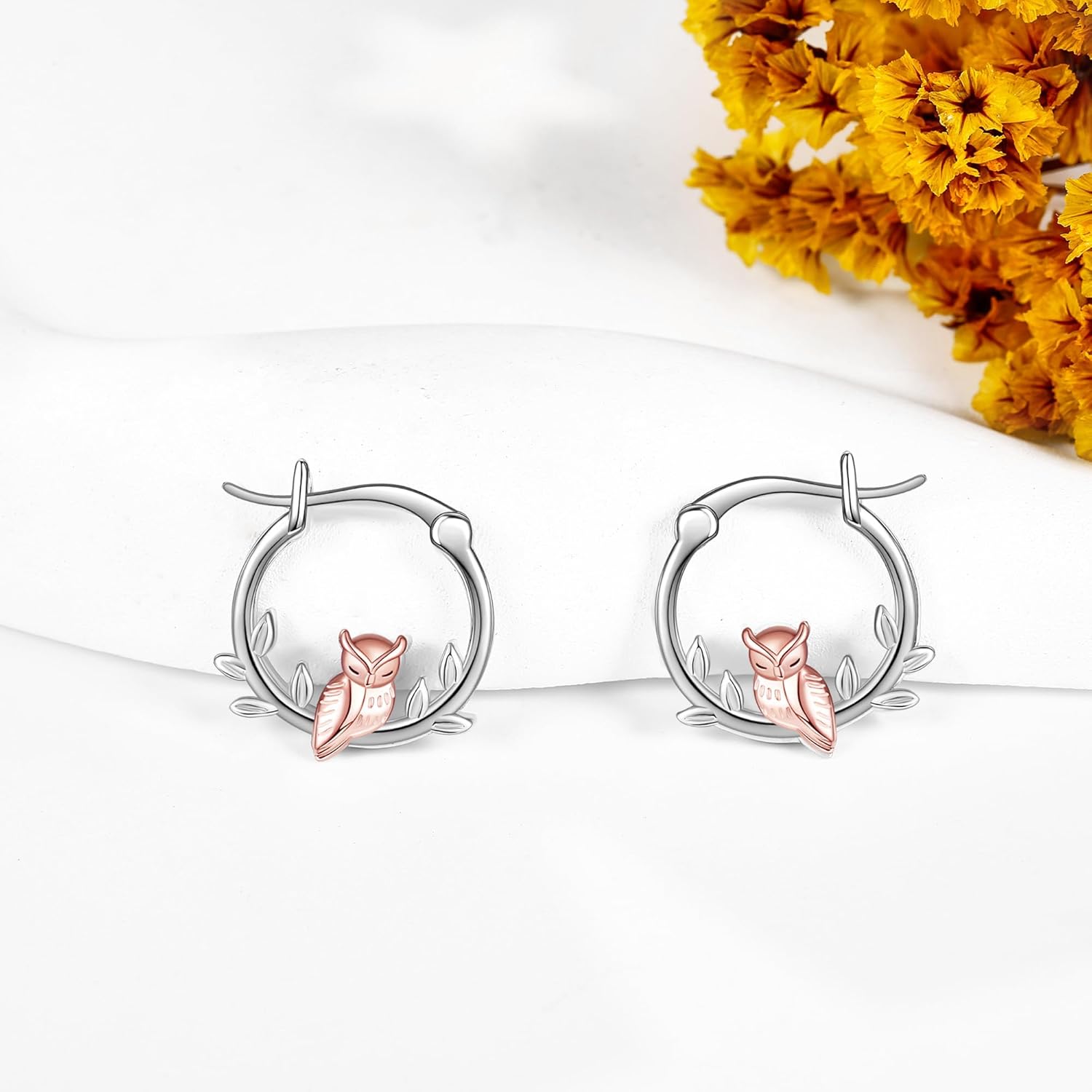 Dinosaur/Axolotl/Manatee/Alien/Tiger/Frog/Pig/Hedgehog Hoop Earrings for Women 925 Sterling Sliver Jewelry Gifts for Women Lover - Image 2