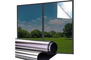 Coavas Window Film - Sun Blocking Window Tint, One-Way Mirror Film, UV...