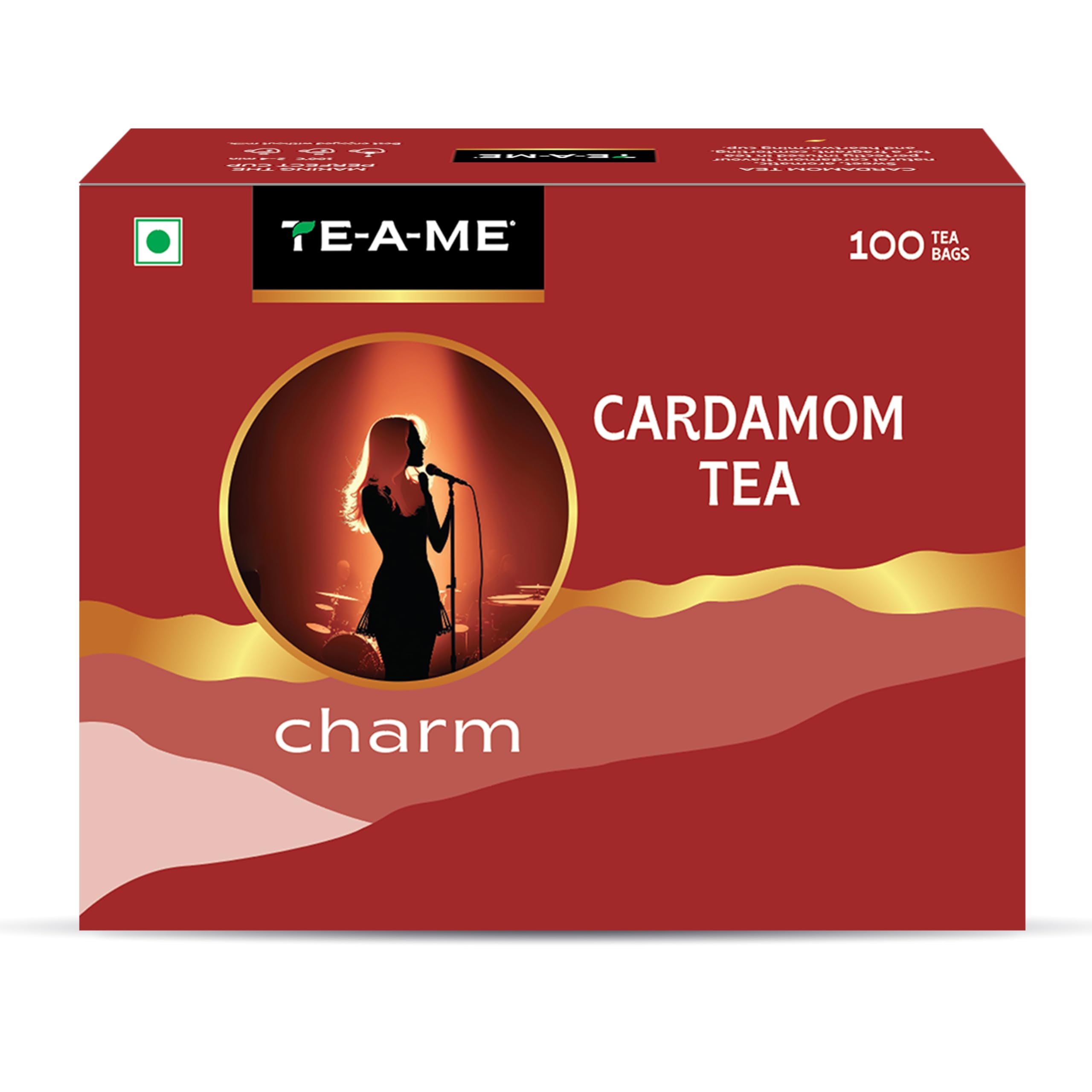 Cardamom Tea - 100 Tea Bags | Cardamom Tea Bags | Christmas Gift | New Year Gift