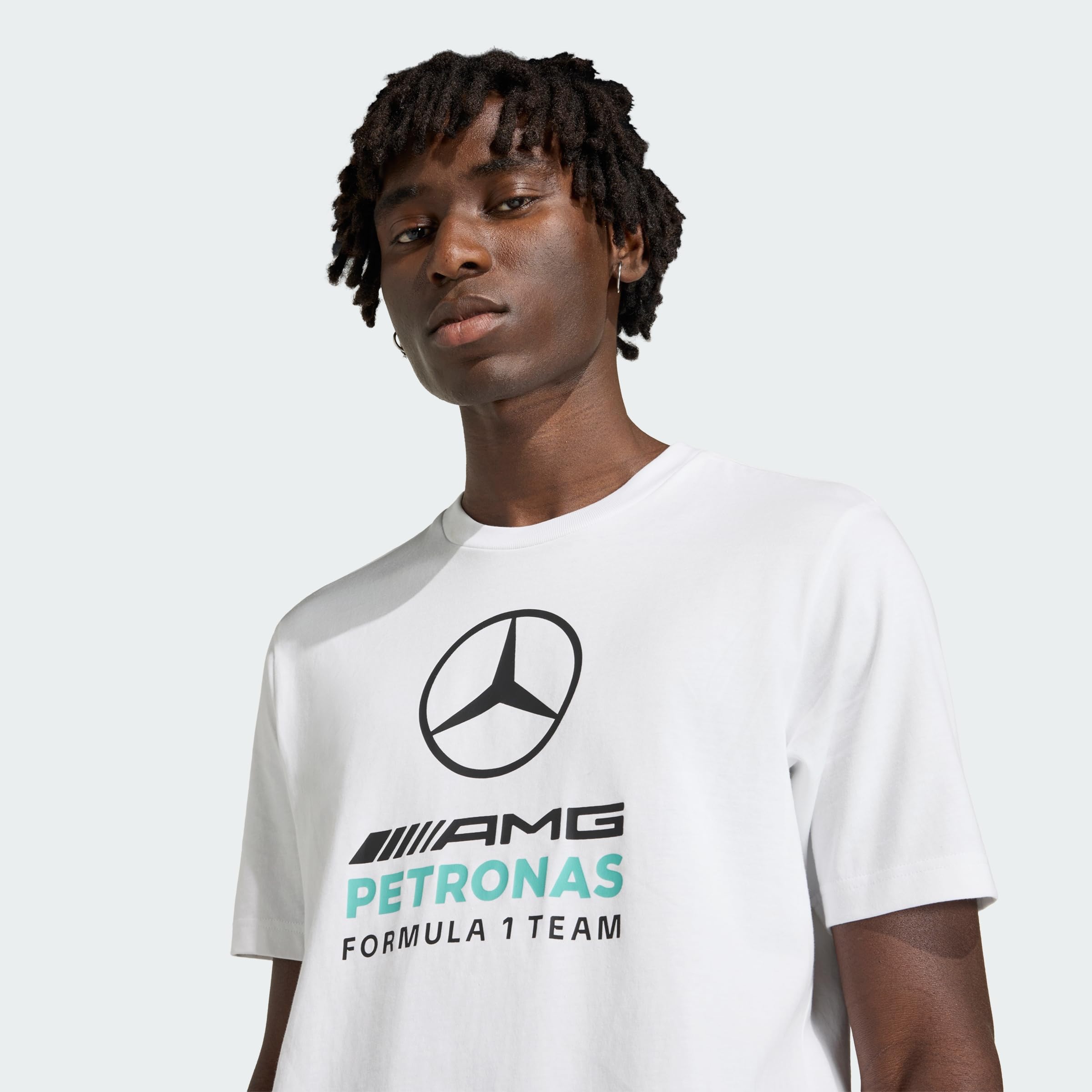 adidas Men's Camiseta Estampada Mercedes - AMG Petronas Formula 1 Team DNA