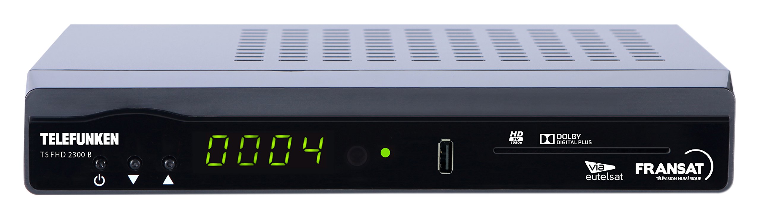 Telefunken Fransat HD TSFHD 2300 B Récepteur TNT Noir