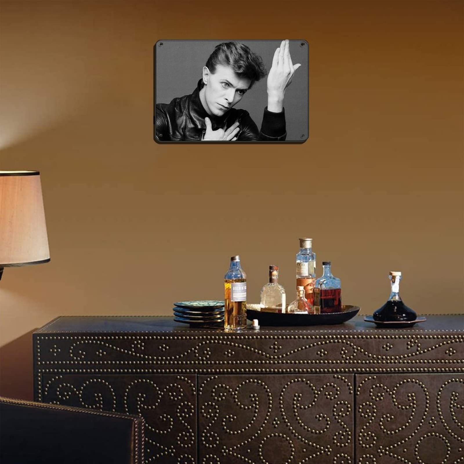 Plaque Métal Vintage David Bowie – Décoration Murale Pub, Bar, Salon – 30x40 Cm - 10