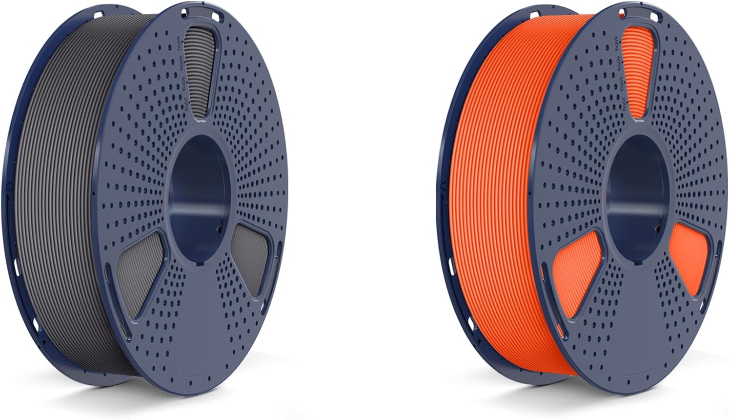 SUNLU High Speed PETG Filament 1.75mm Bundle, PETG 2 Pack, Grey+Orange