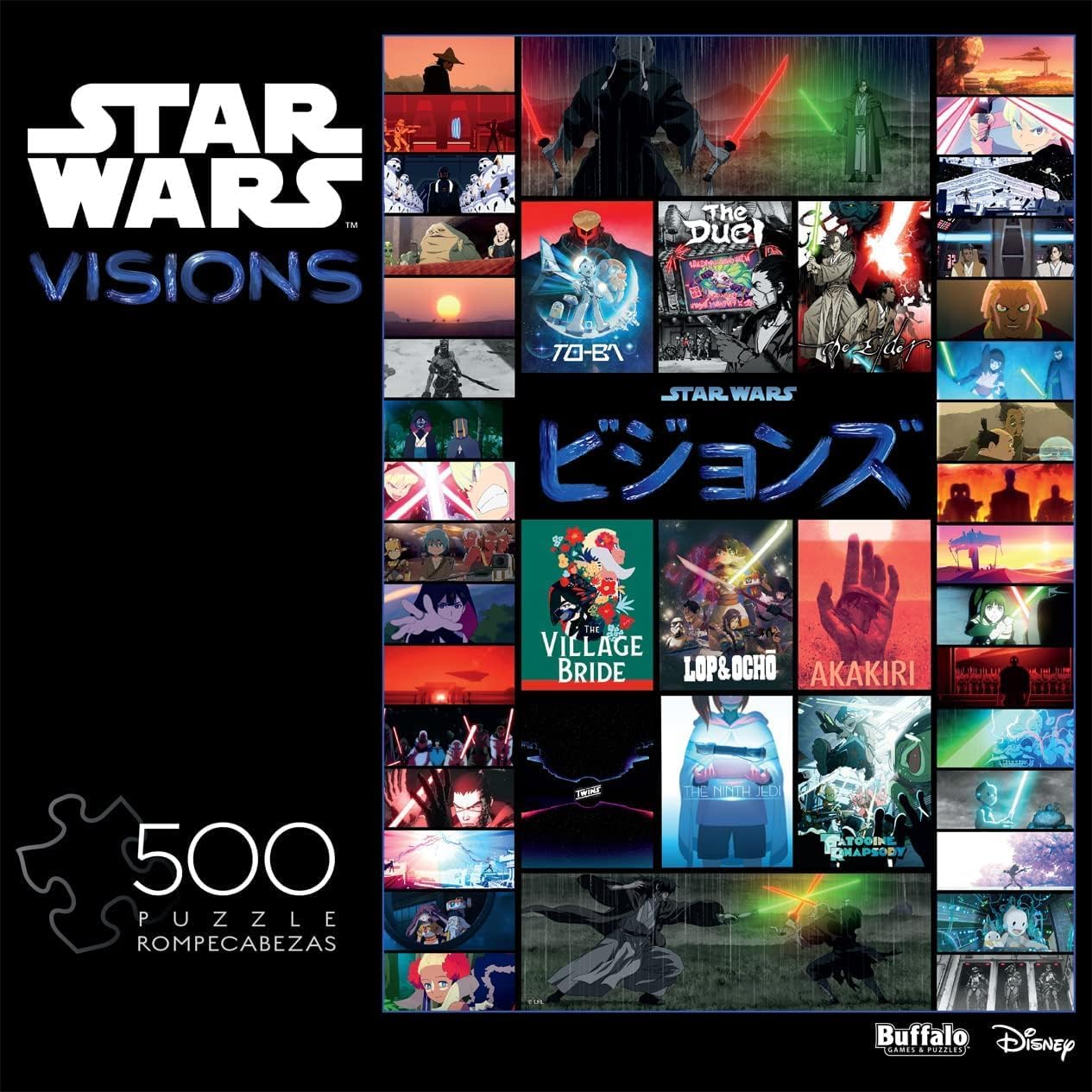 Buffalo Games - Star Wars - Visions - 500 Piece Jigsaw Puzzle for Adults -Challenging Puzzle Perfect for Game Nights - Finished Size is 21.25 x 15.00