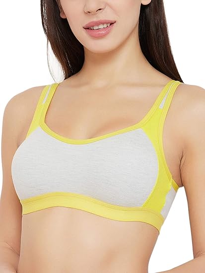 Women's Cotton Medium Impact Non-Padded Full Cup Sports Bra