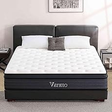 Queen Mattress, 12 Inch Cooling-Gel Memory Foam in a Box, Motion Isolation Individually Wrapped Pocket Coils Mattress,Pressure Relief,Back Pain Relief & Cooling,CertiPUR-US