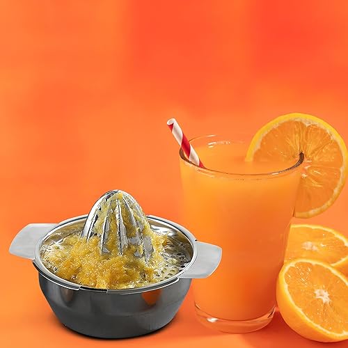 Miniatura 8 de Stainless Steel Manual Juicer Hand Press Citrus Squeezer for Lemons Oranges Limes Efficient Juice Extractor Easy to Clean Versatile Fruit Juicing