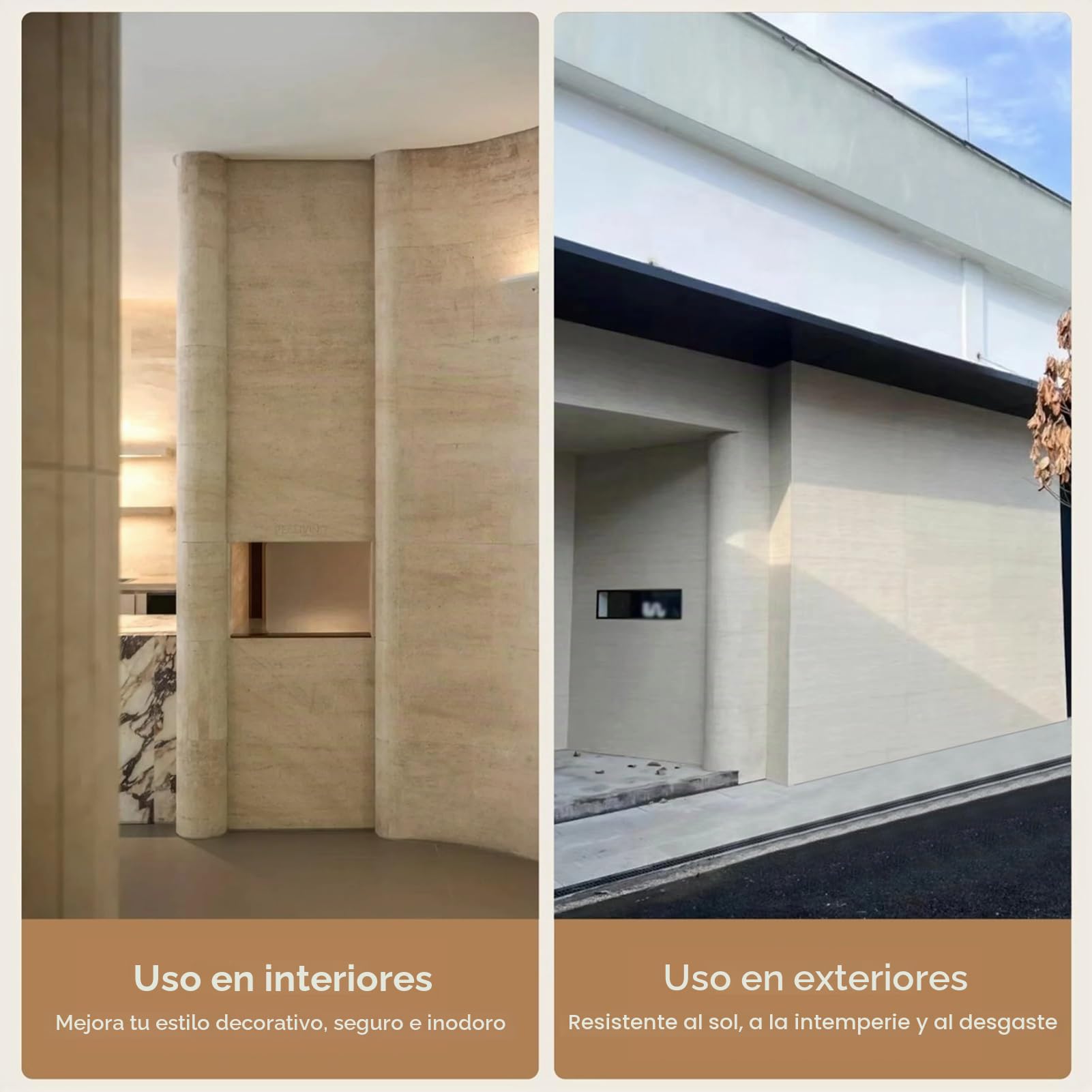 Paneles de Pared Decorativos de imitación de Piedra de Poliuretano, ladrillo Decorativo, baldosas de travertino Flexibles e Impermeables, Revestimiento de Pared para decoración de Interiores