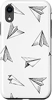 Vista 25 de Paper Airplane Pattern Pilot Plane Airport Aircraft Aviation Case for iPhone 16
