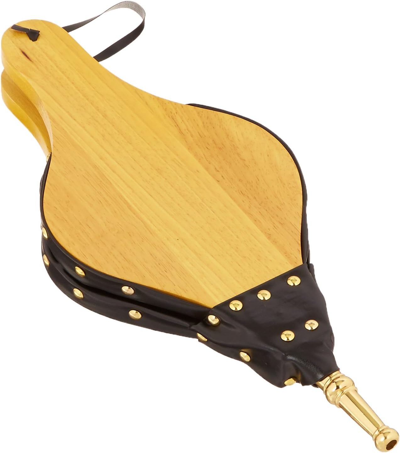 Homebasix Wood Bellows 15"x 6",Hardwood,Nature color