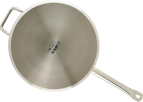 Miniatura 5 de Winware - Sartén de acero inoxidable de 10 cuartos de galón con tapa
