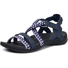 UBFEN Womens Hiking Sandal Sport Sandal Outdoor Comfortable with Adjustable Straps