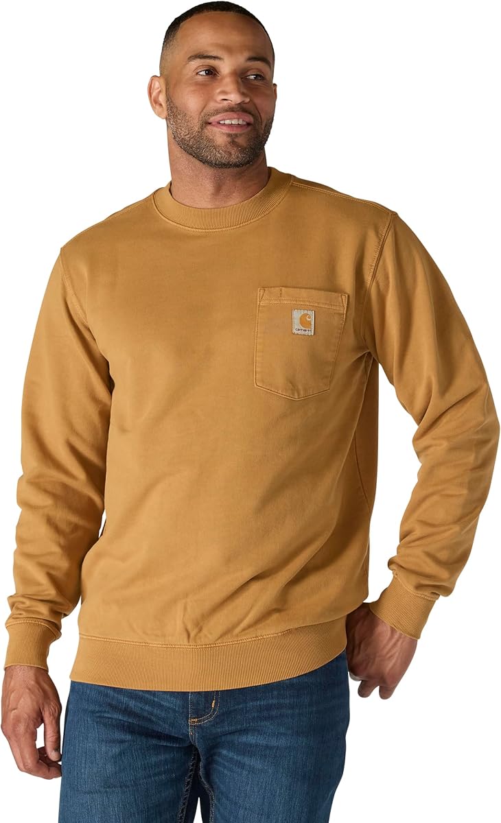 Carhartt Durham - Sudadera teñida con cuello redondo para hombre