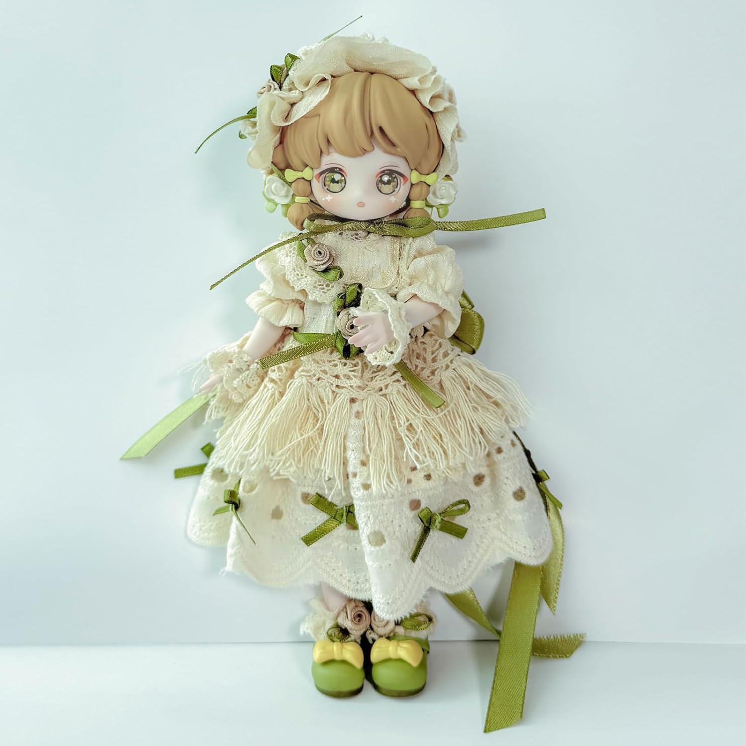 CALEMBOU BJD Blind Box Whole Set, 8PCs Cute Vintage Treasures Series 1/12 Ball Jointed Doll, Collectable Kawaii Action Figure for Birthday Gifts