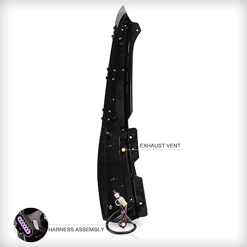 Miniatura 6 de VLAND Luces traseras LED compatibles con Chevy Tahoe SuburbanGMC Yukon 2007-2014, conjunto de lámparas traseras LED completas con señal de giro, 5