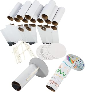 Fun Express Bulk DIY STEAM Kaleidoscope Kit Makes 50