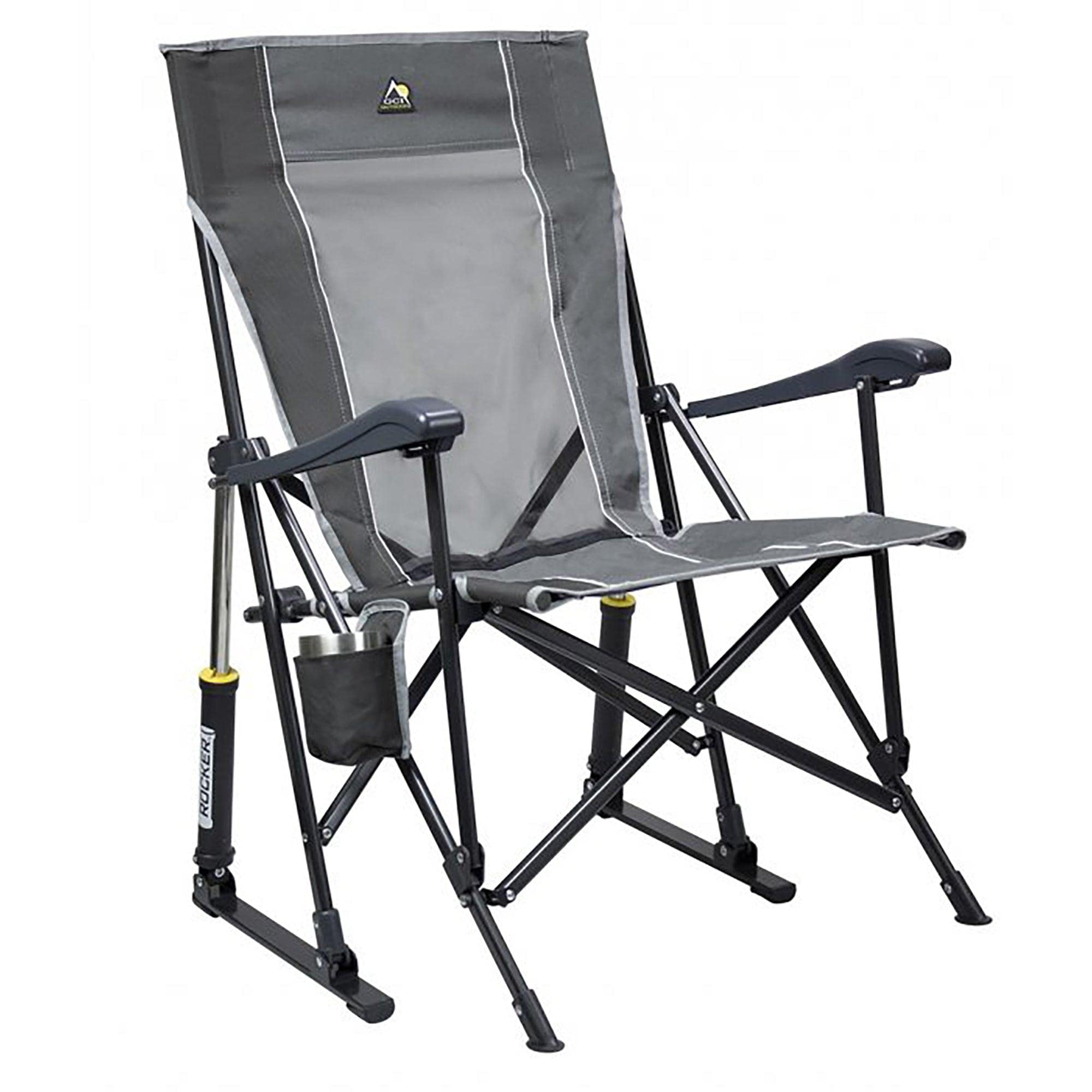 GCI Outdoor 37665 Roadtrip Rocker - Mercury Gray