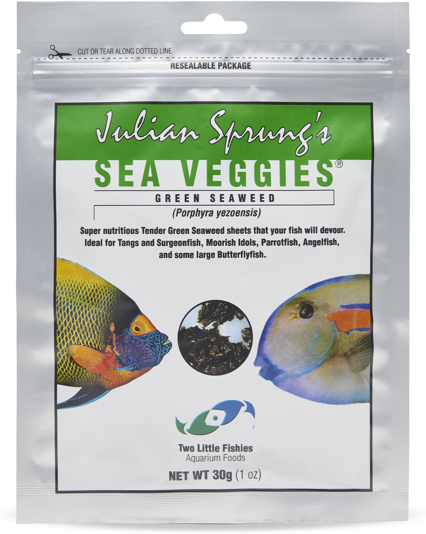 Two Little Fishies Atlsvgs4 Sea Veg-Green Seaweed, 1 Oz