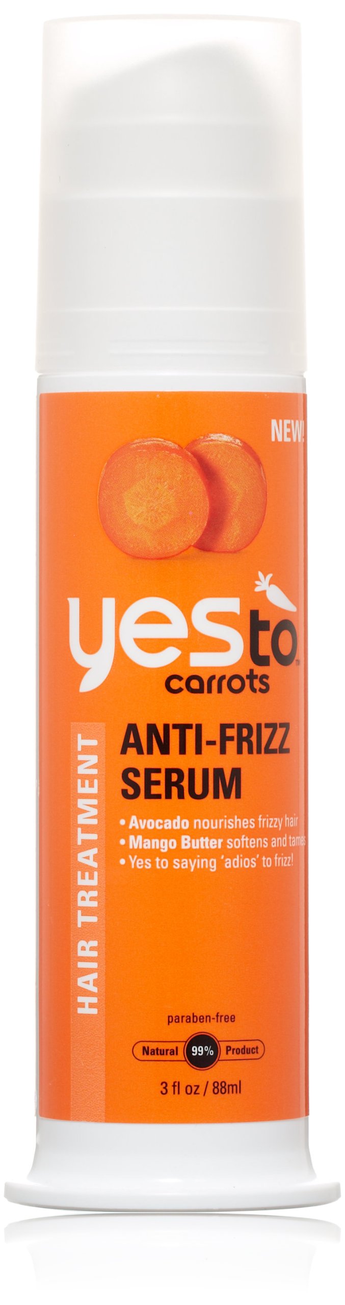 Yes To Carrots Anti-Frizz Serum, 3 Ounce