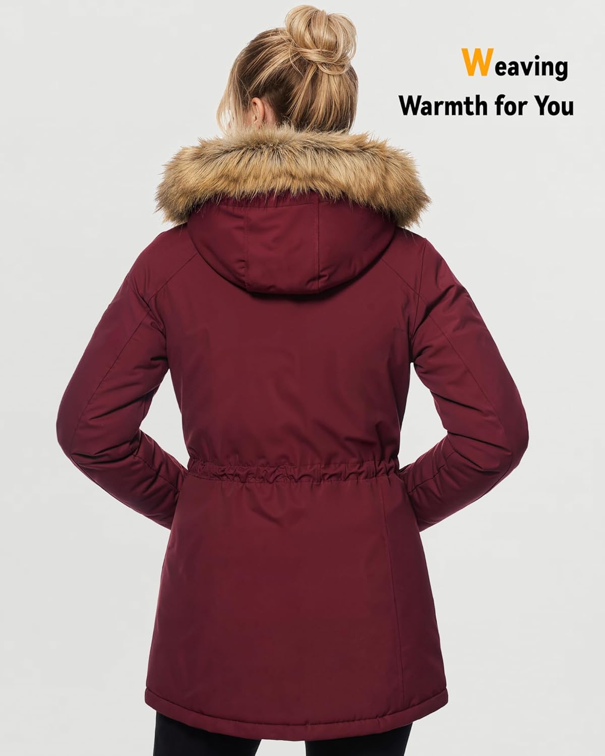 Graphene Heated Jacket for Women with Large Capacity Battery Pack Waterproof Windproof - Image 6