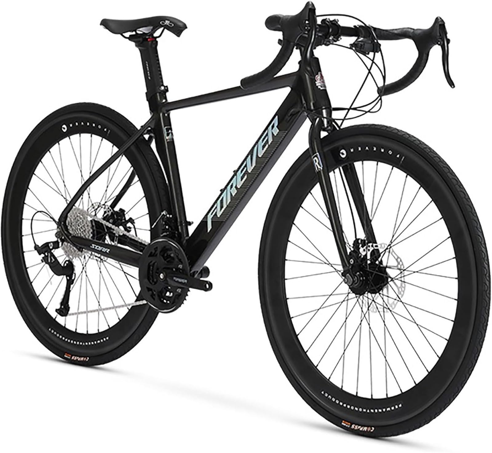 Amazon | 初心者 ロードサイク 27段変速 700C ロード 自転車 アルミ