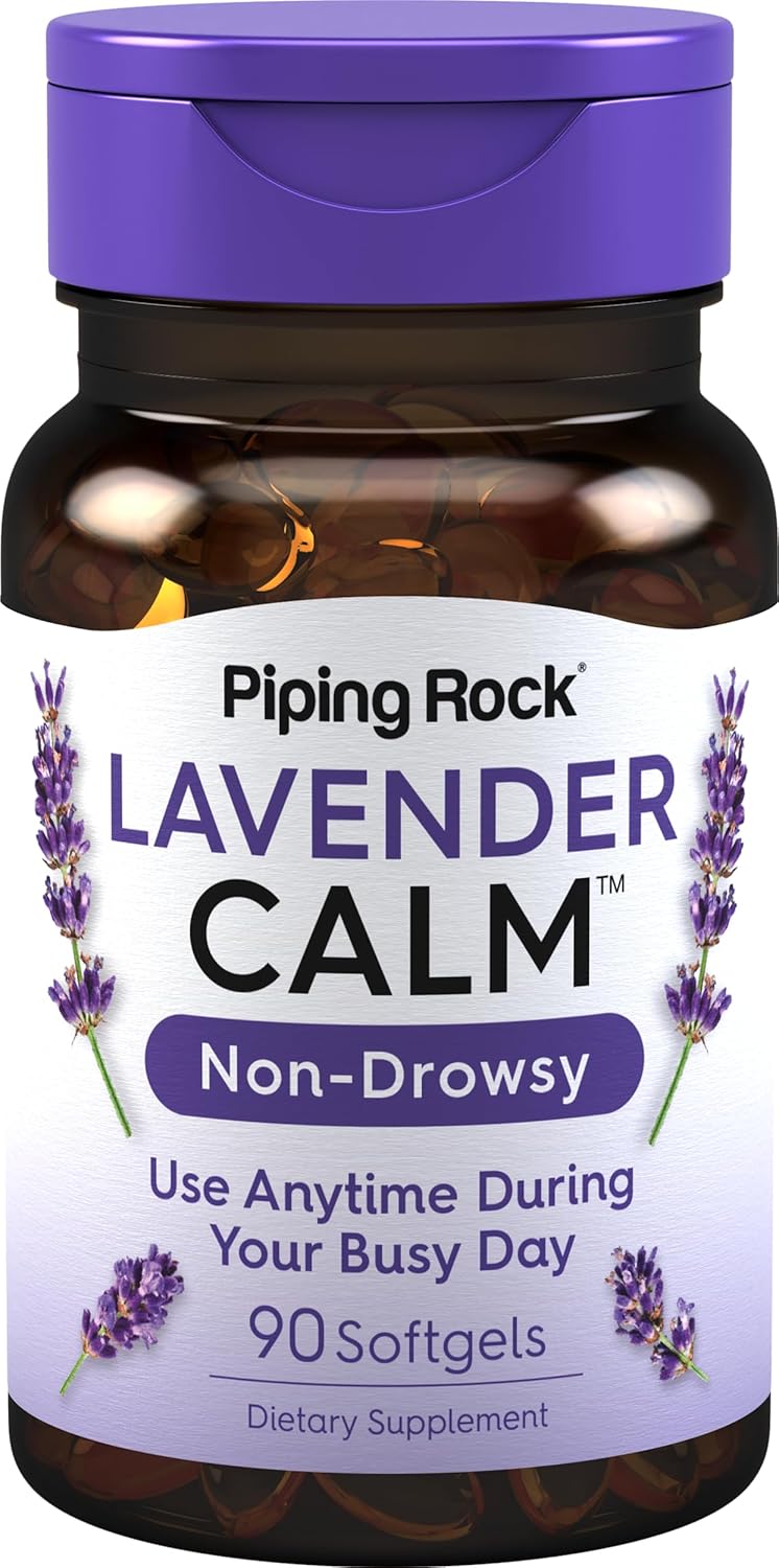 Piping Rock Lavender Calm Pills 90 Softgels Nondrowsy