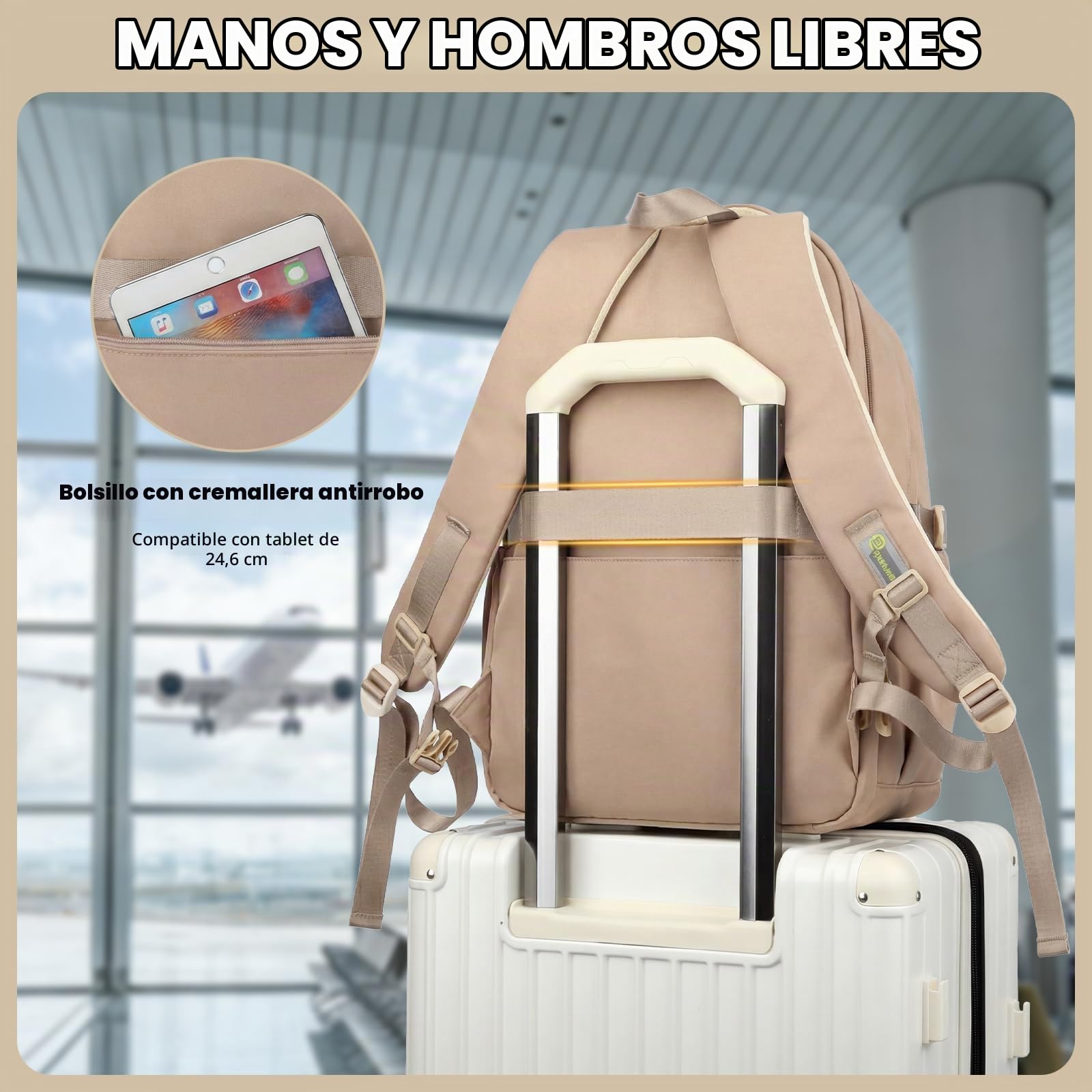 Amythe Mochila Adolescente Niña 3°-7° Escuela Viaje