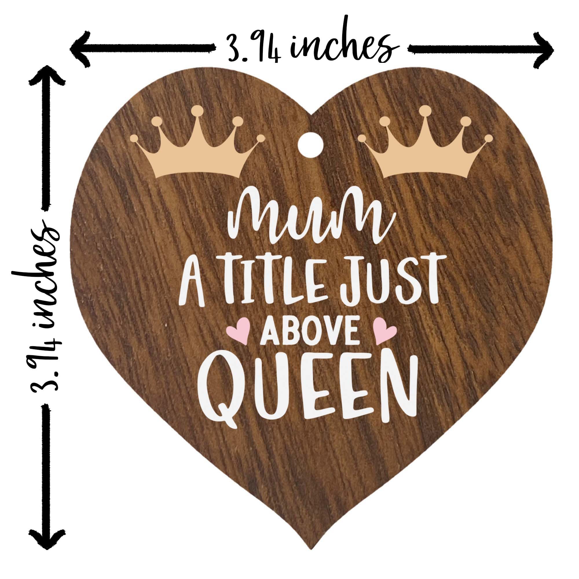 Muttertagskarte Von Punk Cards – „Mum A Title Above Queen“, Witzig Und Liebevoll Gestaltet, Perfektes Geschenk