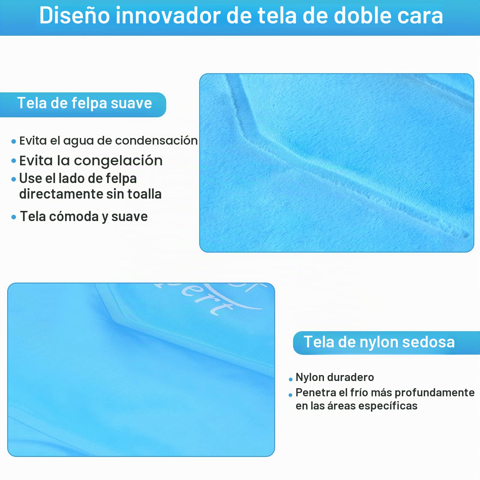 Relief Expert Bolsa de hielo grande para piernas, bolsa fría de gel reutilizable para piernas, rodillas, muslos y caderas con 3 correas ajustables, envoltura de compresión fría para recuperación