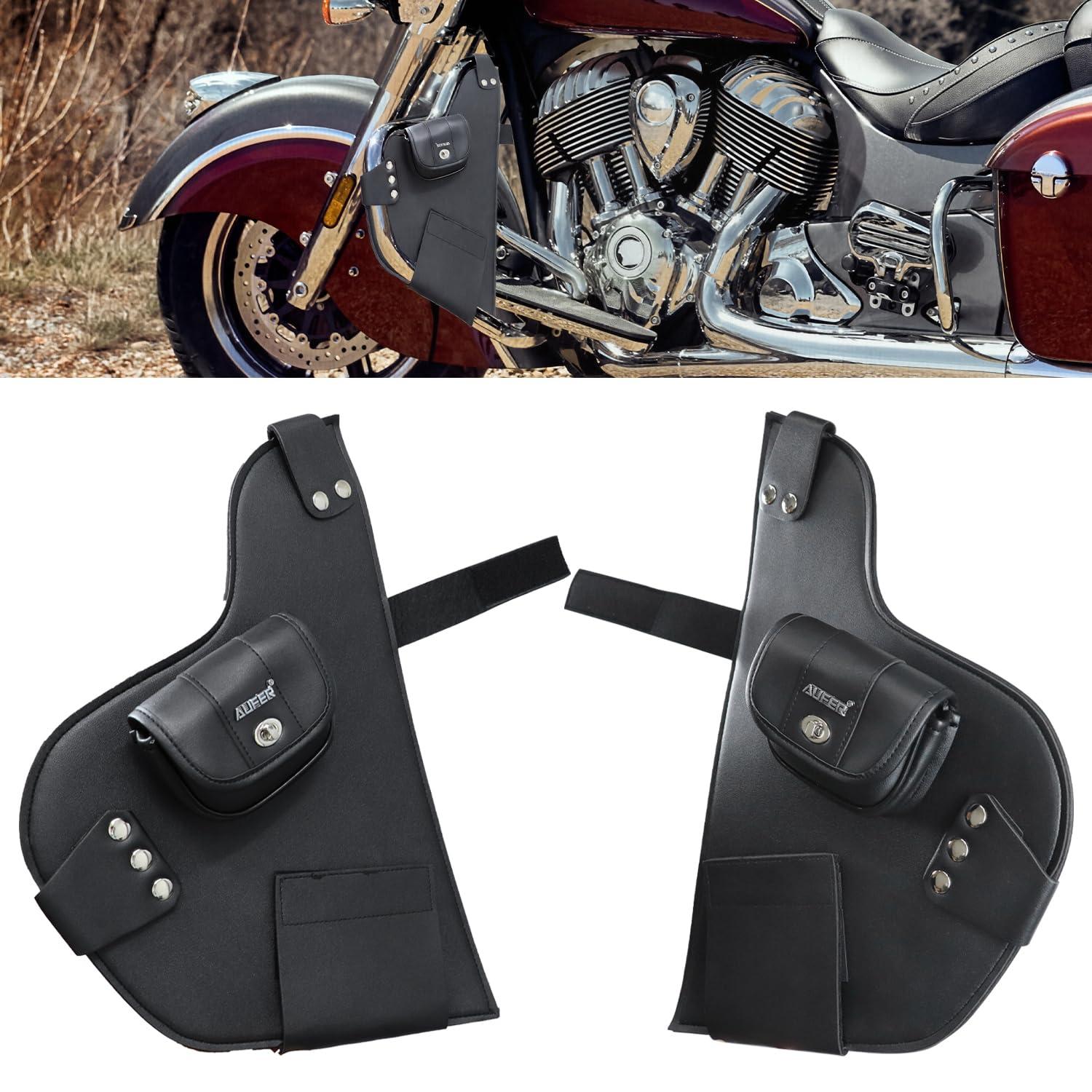 Amazon.com: Bumper Highway Crash Bar Cover Soft Lowers Chaps