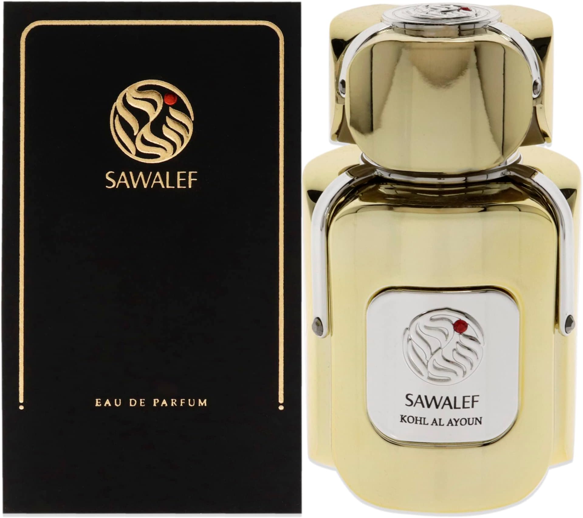 Swiss Arabian Kohl Al Ayoun - Fruity, Amber, and Woody Scent Notes - Long Lasting and Addictive Unisex Fragrance - A Seductive Signature Aroma - The Luxurious Scent Of Arabia - 2.7 oz EDP Spray
