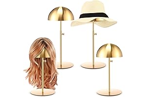 Adjustable Height Hat Mannequin Stand for Hat & Wig Display