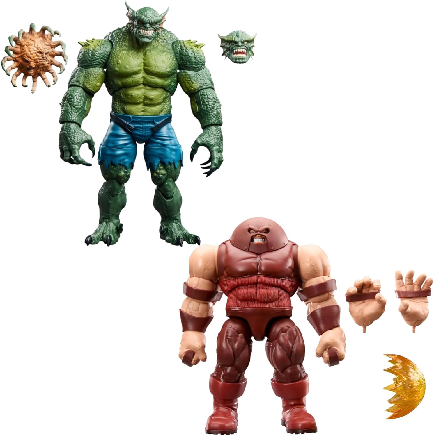 Hasbro - Marvel Legends Series Juggernaut Vs. Abomination 6-Inch Scale Action Figures (Bundle)