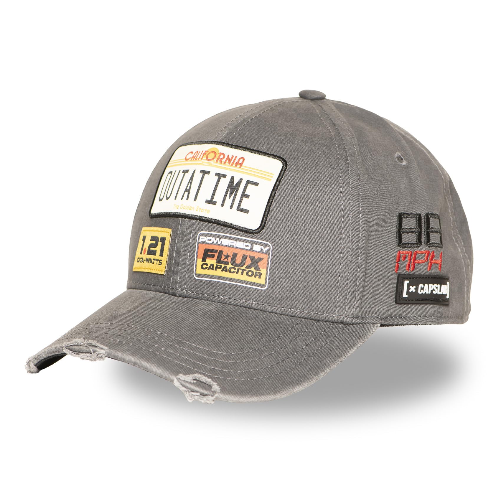 Capslab Casquette Homme & Femme, Casquette Baseball Retour vers Le Futur, Ajustable par Snapback