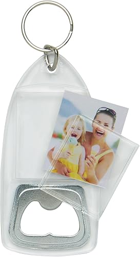 Miniatura 2 de Llavero acrílico con abrebotellas fotográficas, paquete de 100