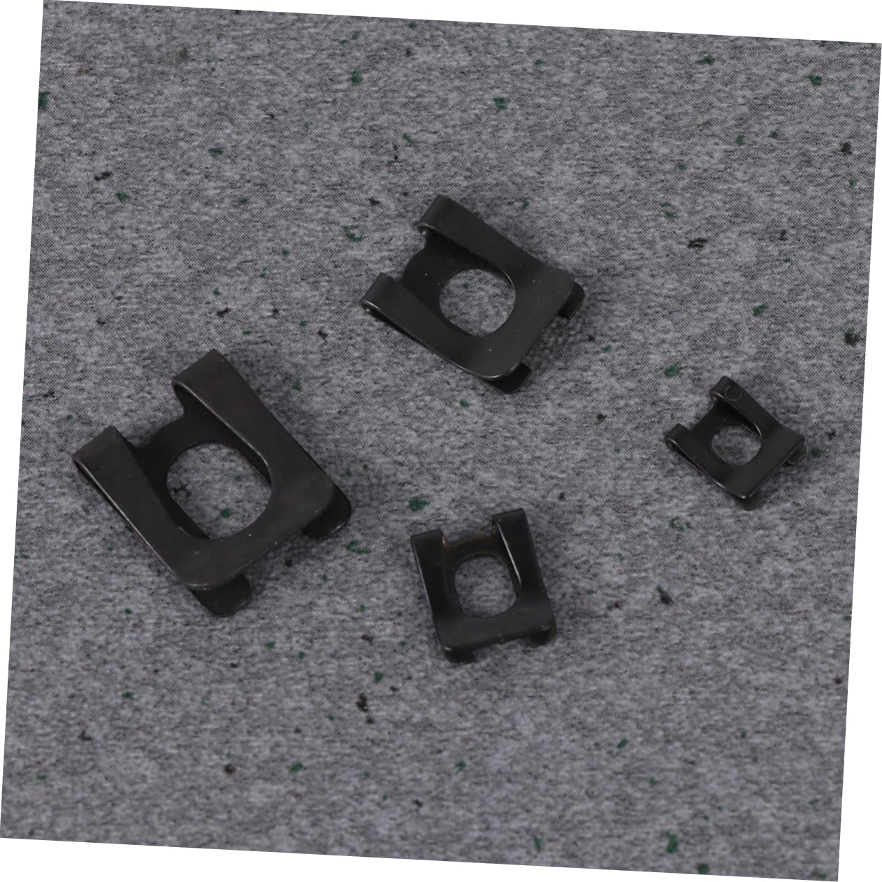 ibasenice Clip di Fissaggio Antiallentamento Morsetto di Ricambio Resistente 40 Pezzi in Metallo per Fissaggio Sicuro Anello Elastico per Auto